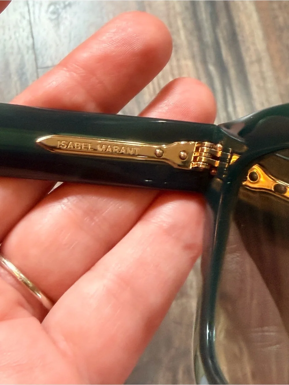 Isabel Marant Louny Translucent Green Gradient Sunglasses IM0050